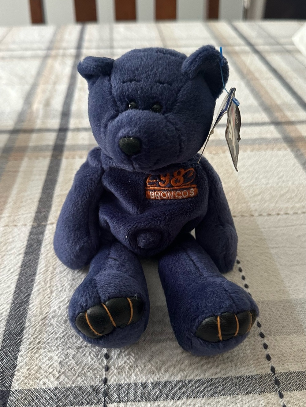 Vintage Ty “John Elway” Collectible Broncos Beanie Baby